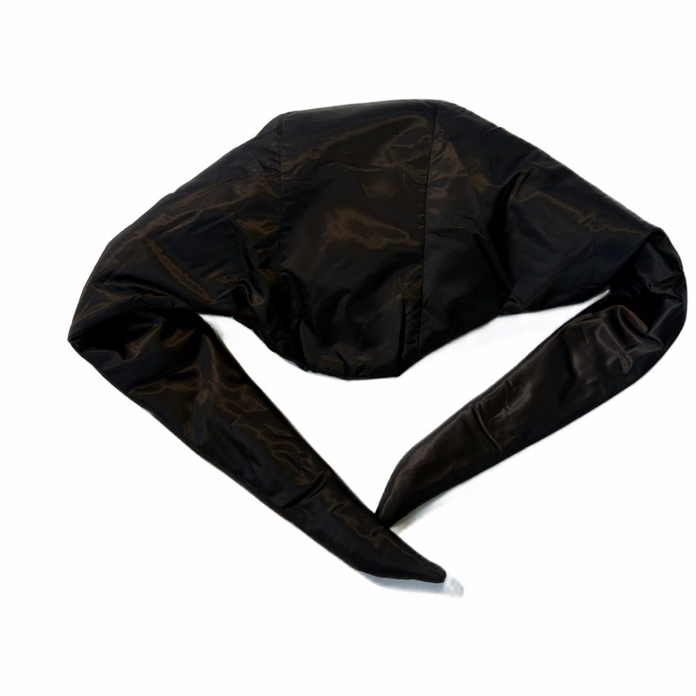 Black Satin Bolero Hood by TIME